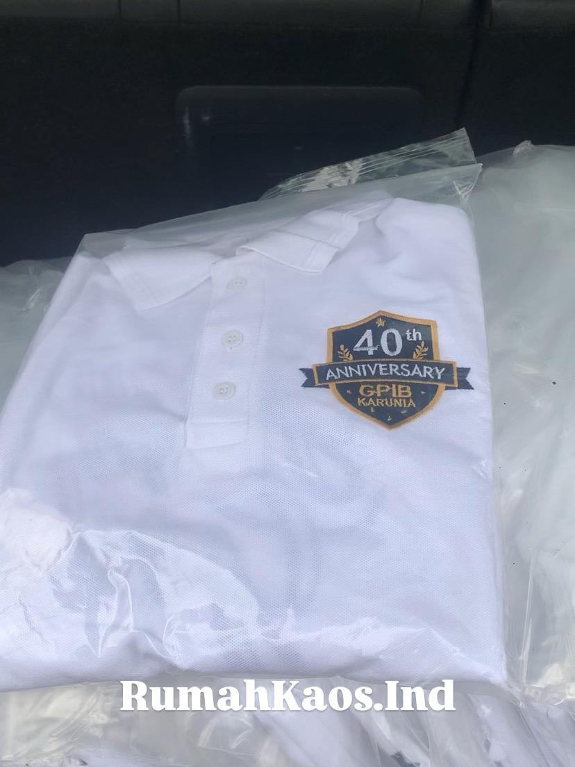 Kaos Anniversary Putih